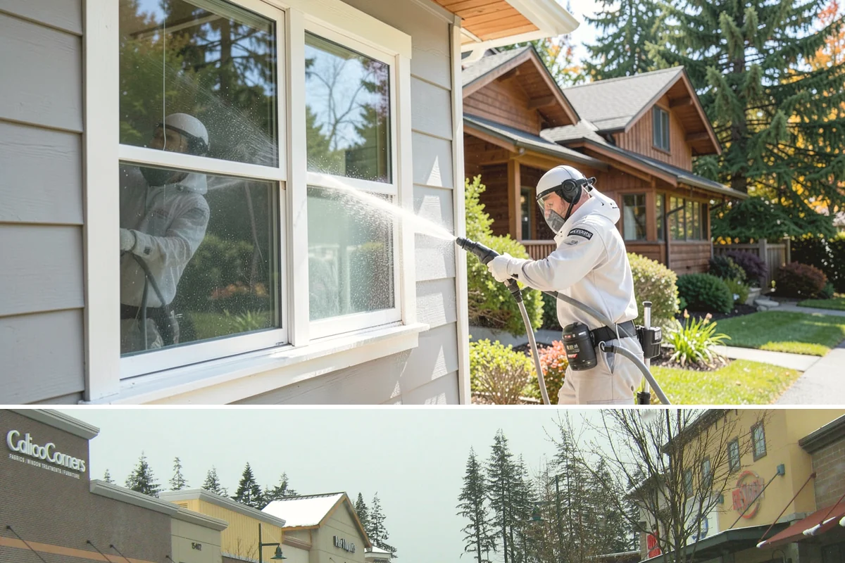Hotel Exterior Cleaning in Mill Creek, Snohomish County, WA - Late spring through summer is prime for hotel facades and pool decks, timed ahead of the busy travel and event season.