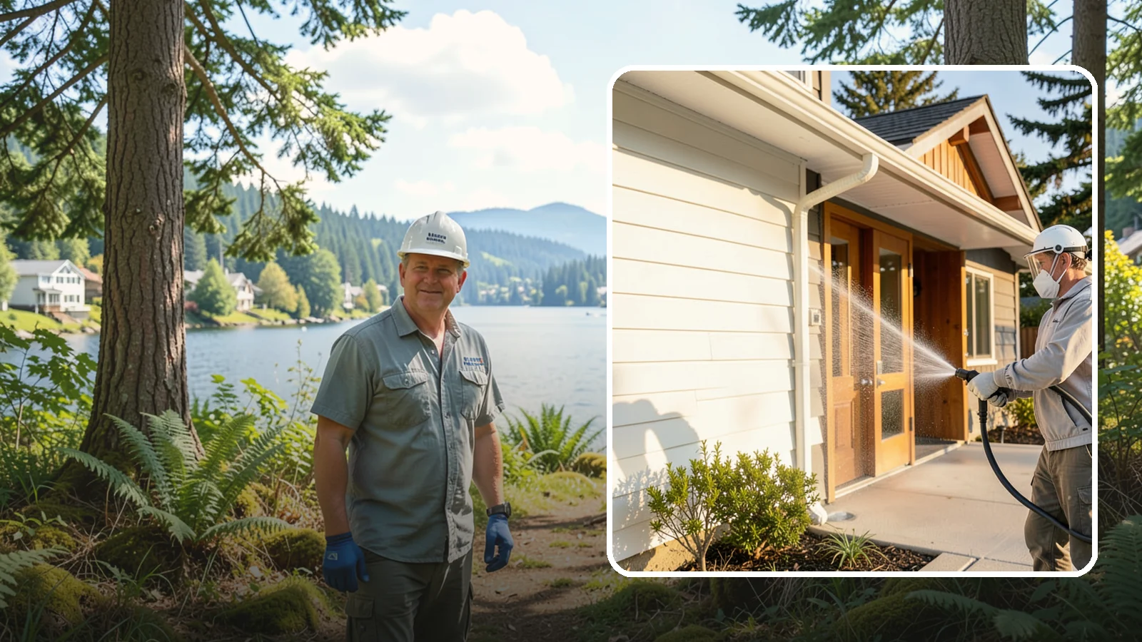 Hotel Exterior Cleaning in Milton, King County, WA - Full-service exterior cleaning for hotels and lodging that revives entrances, walkways, pool decks, and facades guests judge on...