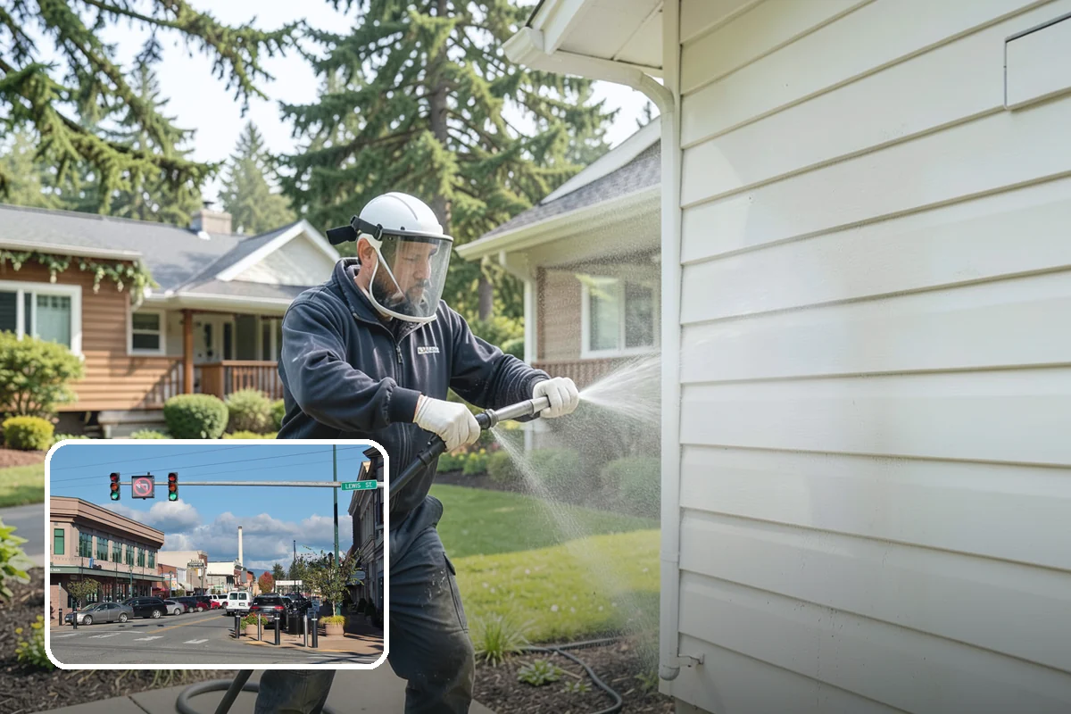 Hotel Exterior Cleaning in Monroe, Snohomish County, WA - Delivers a polished first impression at the entrance and porte-cochere