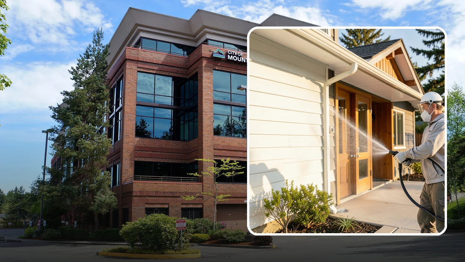 Hotel Exterior Cleaning in Mountlake Terrace, Snohomish County, WA - Full-service exterior cleaning for hotels and lodging that revives entrances, walkways, pool decks, and facades guests judge on...