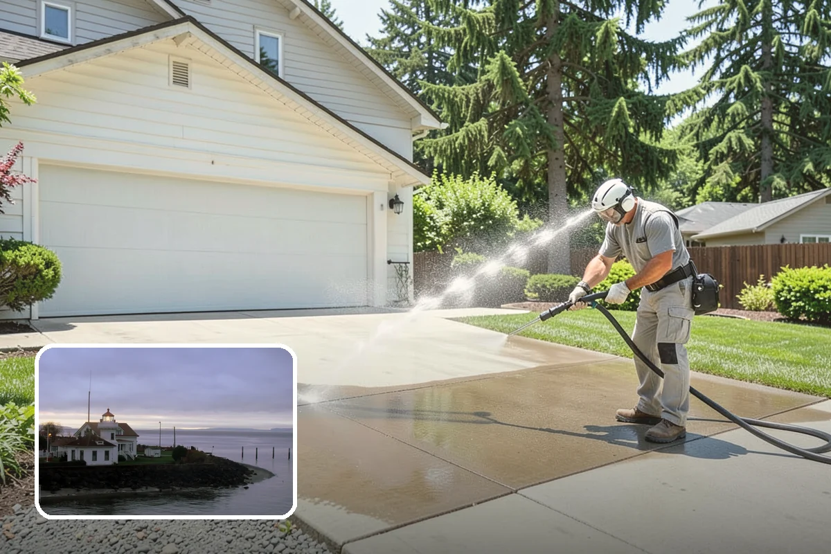 Hotel Exterior Cleaning in Mukilteo, Snohomish County, WA - Delivers a polished first impression at the entrance and porte-cochere