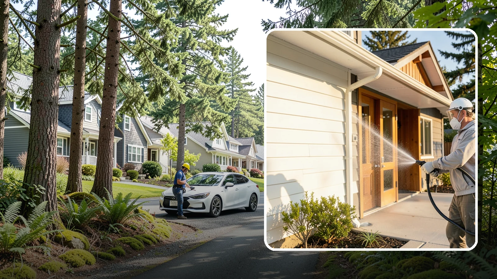 Hotel Exterior Cleaning in Normandy Park, King County, WA - Full-service exterior cleaning for hotels and lodging that revives entrances, walkways, pool decks, and facades guests judge on...