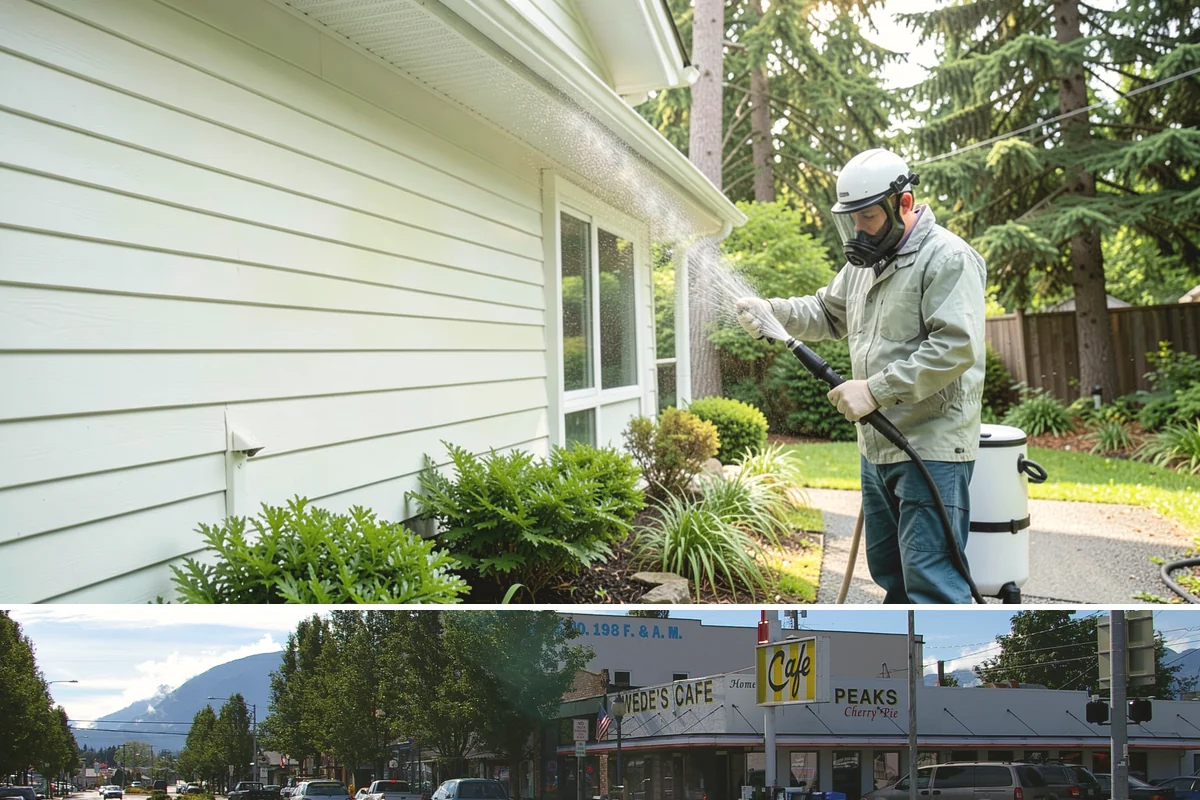 Hotel Exterior Cleaning in North Bend, King County, WA - Late spring through summer is prime for hotel facades and pool decks, timed ahead of the busy travel and event season.