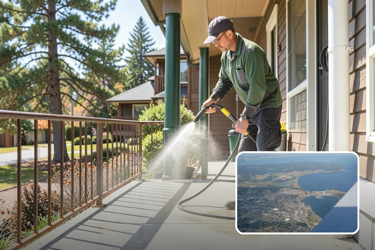 Hotel Exterior Cleaning in Oak Harbor, Island County, WA - Delivers a polished first impression at the entrance and porte-cochere