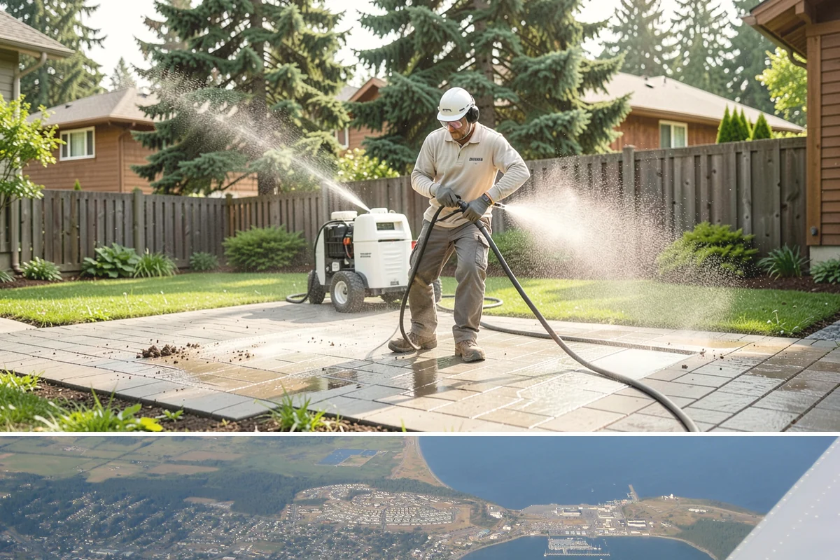 Hotel Exterior Cleaning in Oak Harbor, Island County, WA - Late spring through summer is prime for hotel facades and pool decks, timed ahead of the busy travel and event season.