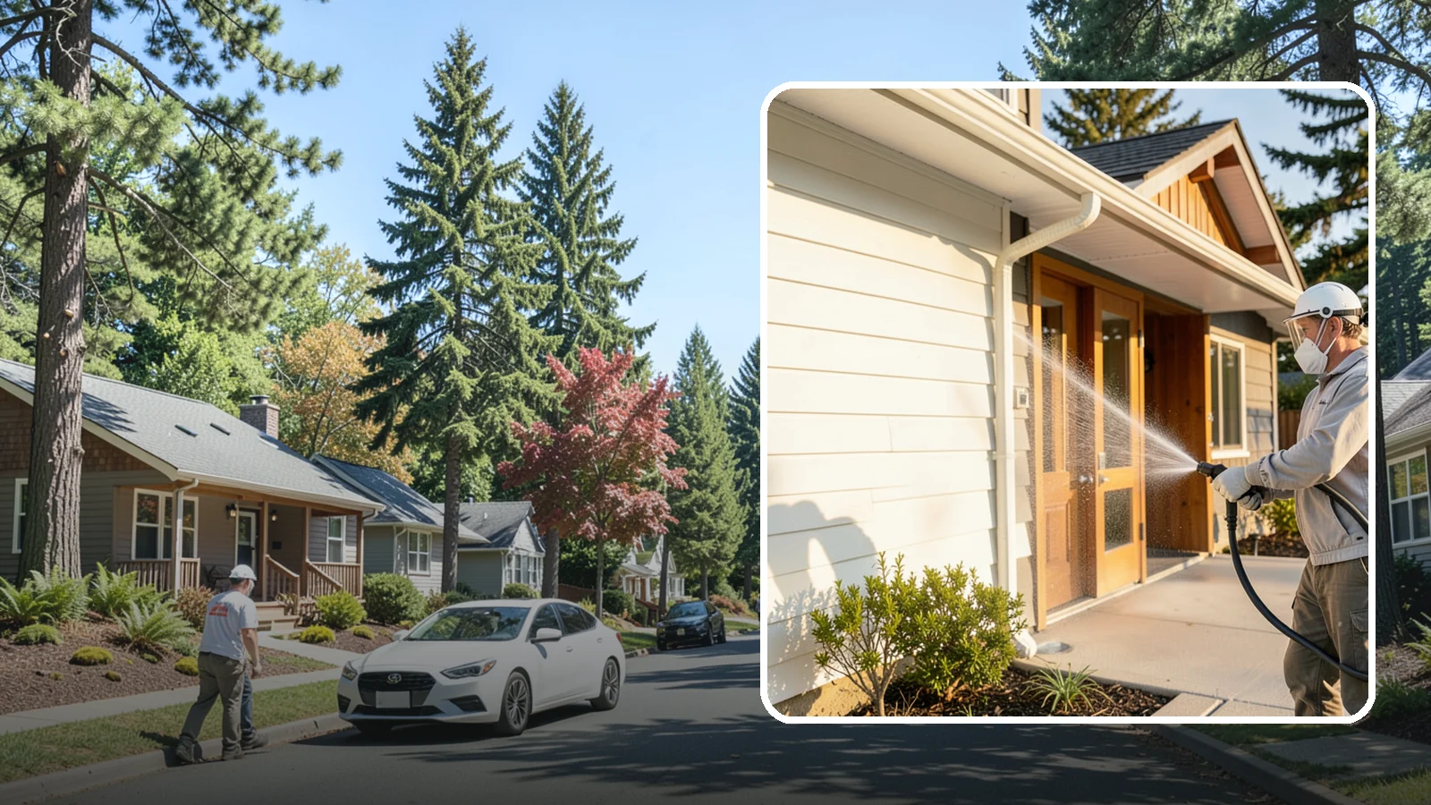 Hotel Exterior Cleaning in Orting, Pierce County, WA - Full-service exterior cleaning for hotels and lodging that revives entrances, walkways, pool decks, and facades guests judge on...
