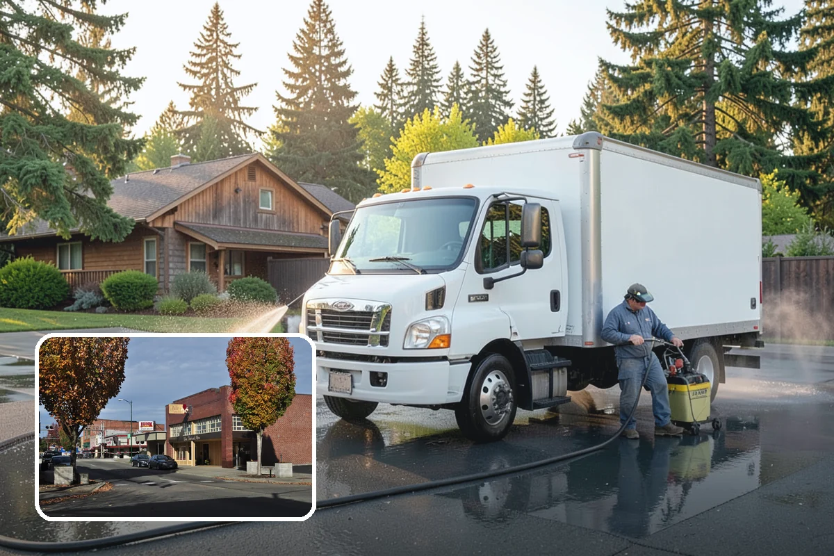Hotel Exterior Cleaning in Puyallup, Pierce County, WA - Delivers a polished first impression at the entrance and porte-cochere