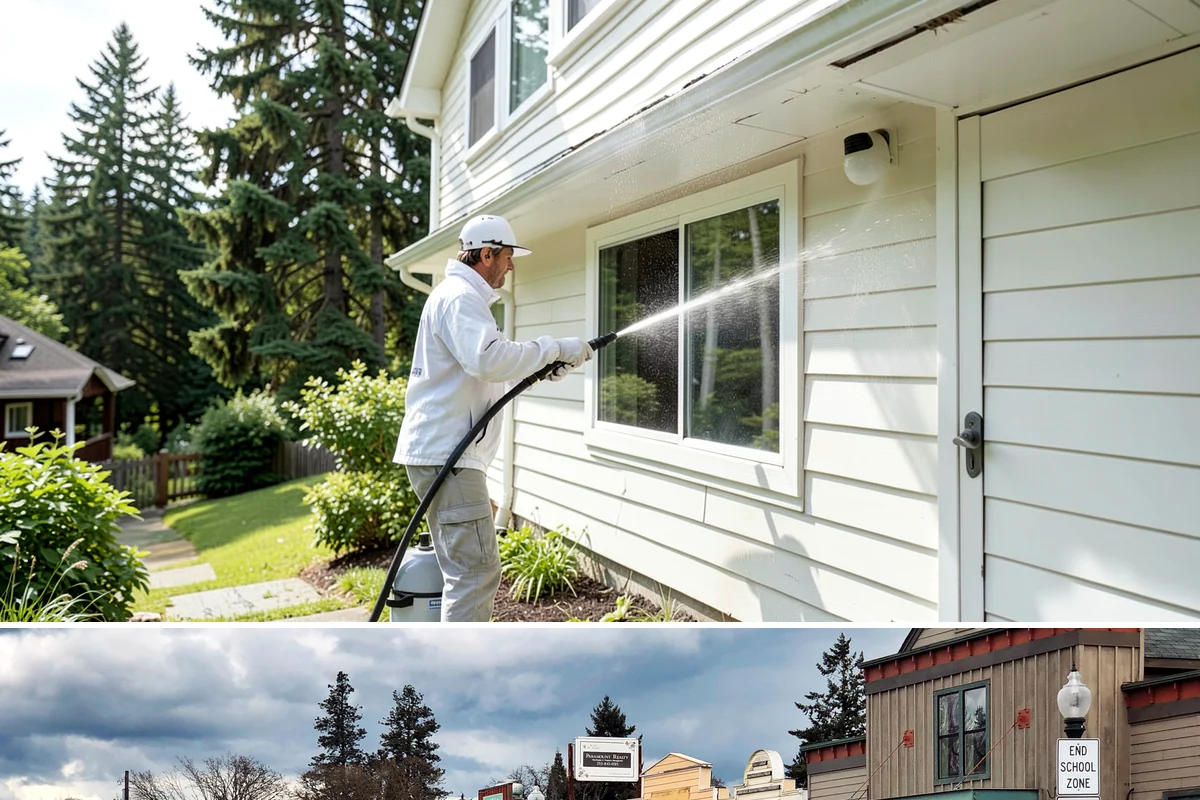 Hotel Exterior Cleaning in Roy, Pierce County, WA - Late spring through summer is prime for hotel facades and pool decks, timed ahead of the busy travel and event season.