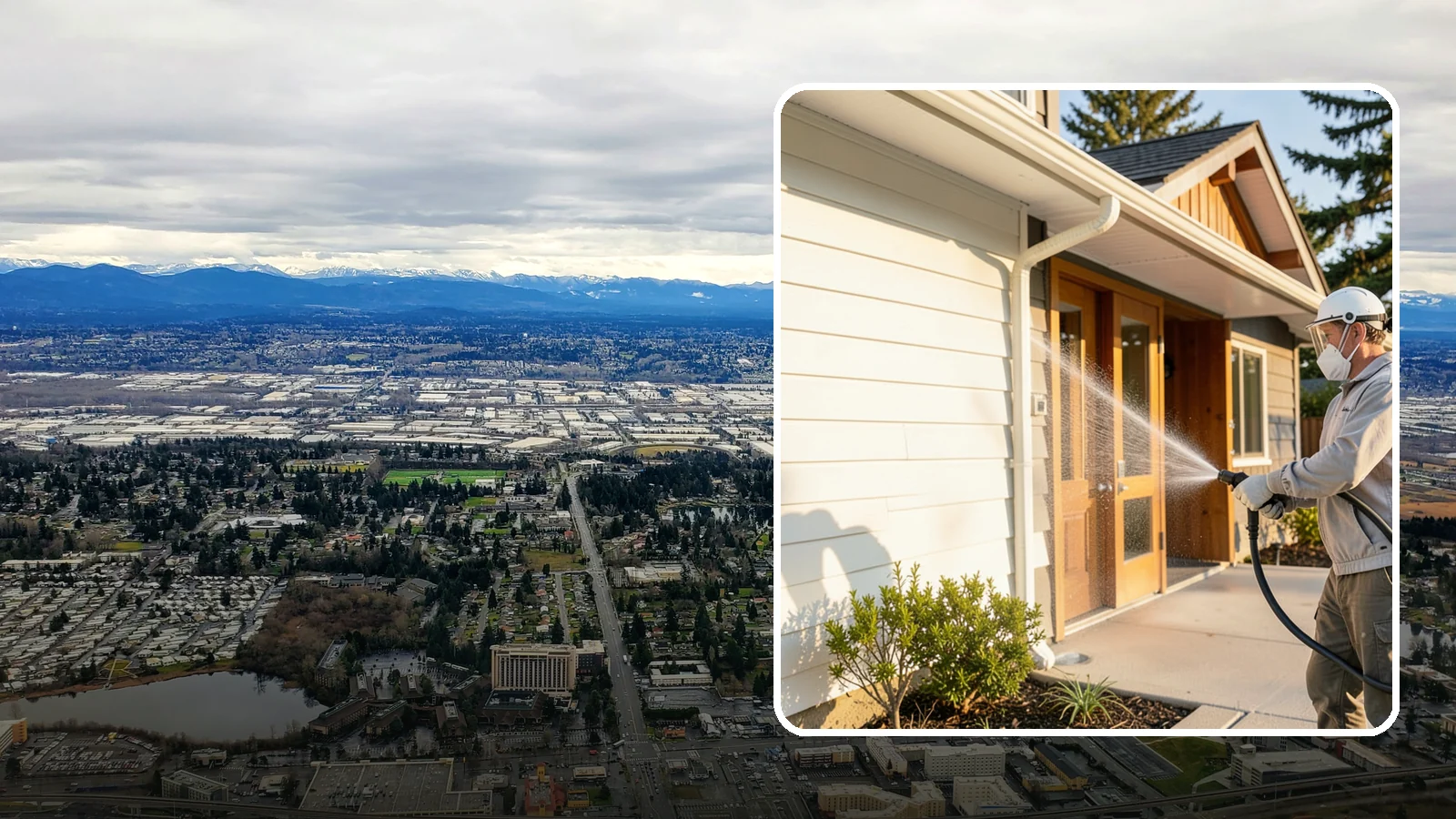 Hotel Exterior Cleaning in SeaTac, King County, WA - Full-service exterior cleaning for hotels and lodging that revives entrances, walkways, pool decks, and facades guests judge on...