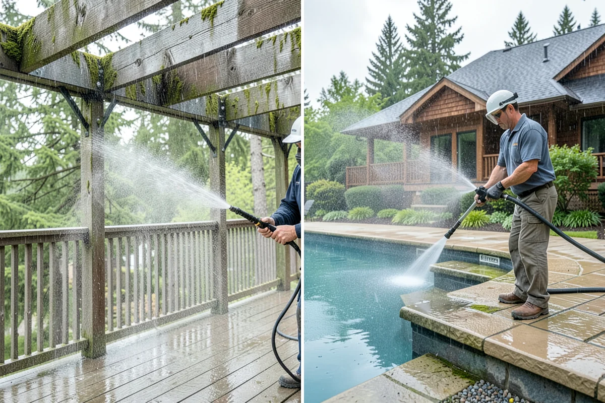 Hotel Exterior Cleaning in SeaTac, King County, WA - Walk the property and prioritize guest-facing elevations