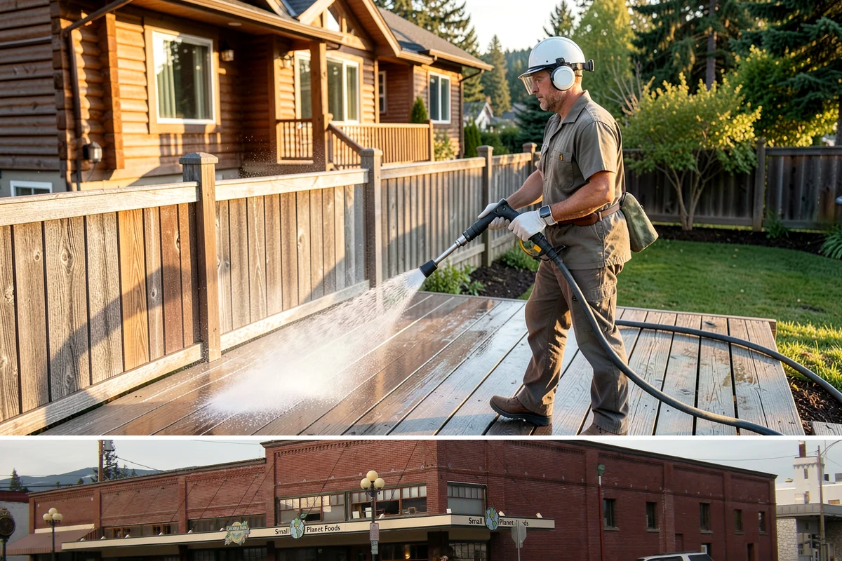 Hotel Exterior Cleaning in Sedro-Woolley, Skagit County, WA - Late spring through summer is prime for hotel facades and pool decks, timed ahead of the busy travel and event season.