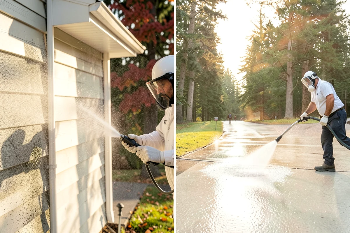 Hotel Exterior Cleaning in Snoqualmie, King County, WA - Walk the property and prioritize guest-facing elevations
