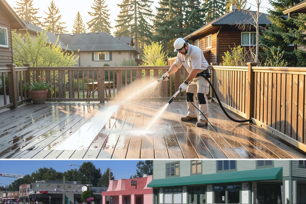 Hotel Exterior Cleaning in Snoqualmie, King County, WA - Late spring through summer is prime for hotel facades and pool decks, timed ahead of the busy travel and event season.
