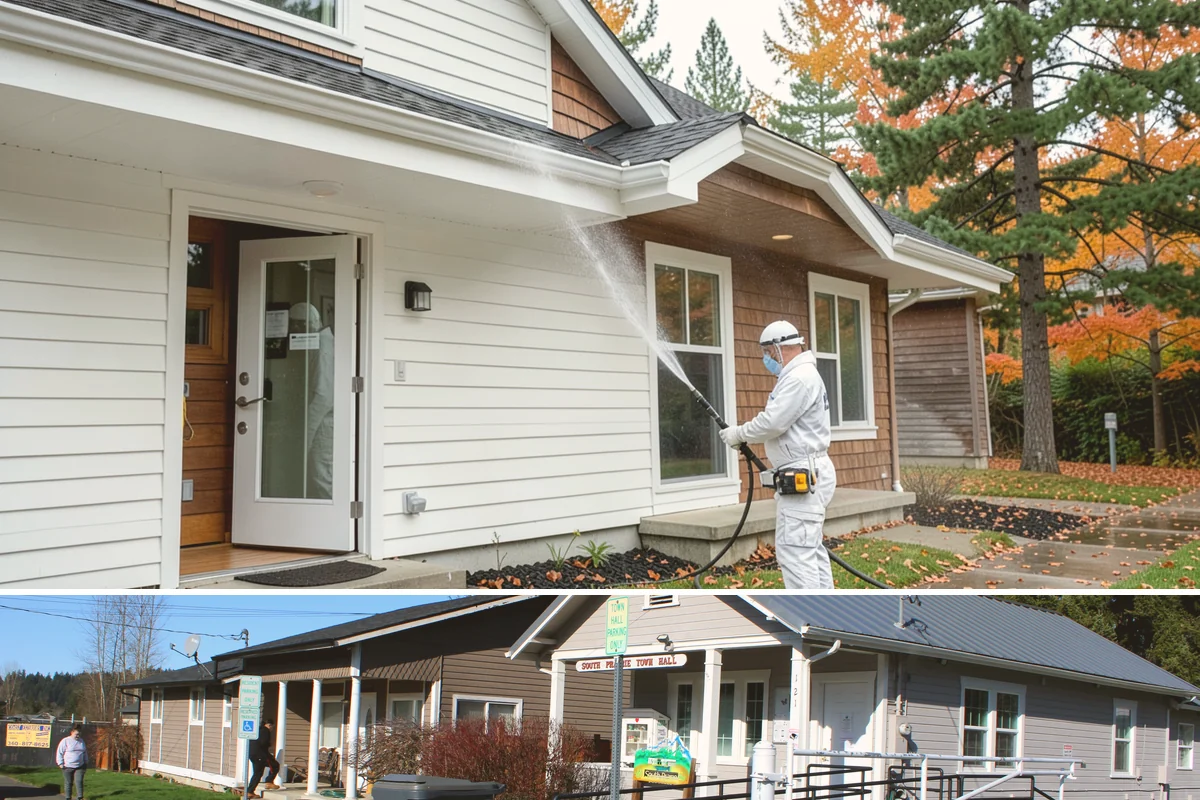 Hotel Exterior Cleaning in South Prairie, Pierce County, WA - Late spring through summer is prime for hotel facades and pool decks, timed ahead of the busy travel and event season.