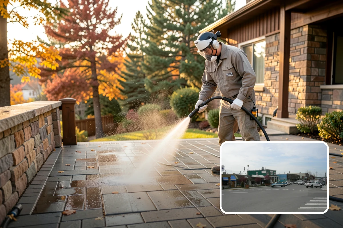 Hotel Exterior Cleaning in Stanwood, Snohomish County, WA - Delivers a polished first impression at the entrance and porte-cochere