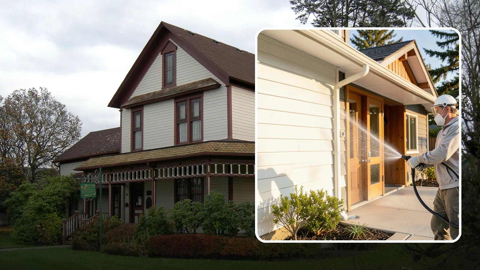 Hotel Exterior Cleaning in Sumner, Pierce County, WA - Full-service exterior cleaning for hotels and lodging that revives entrances, walkways, pool decks, and facades guests judge on...