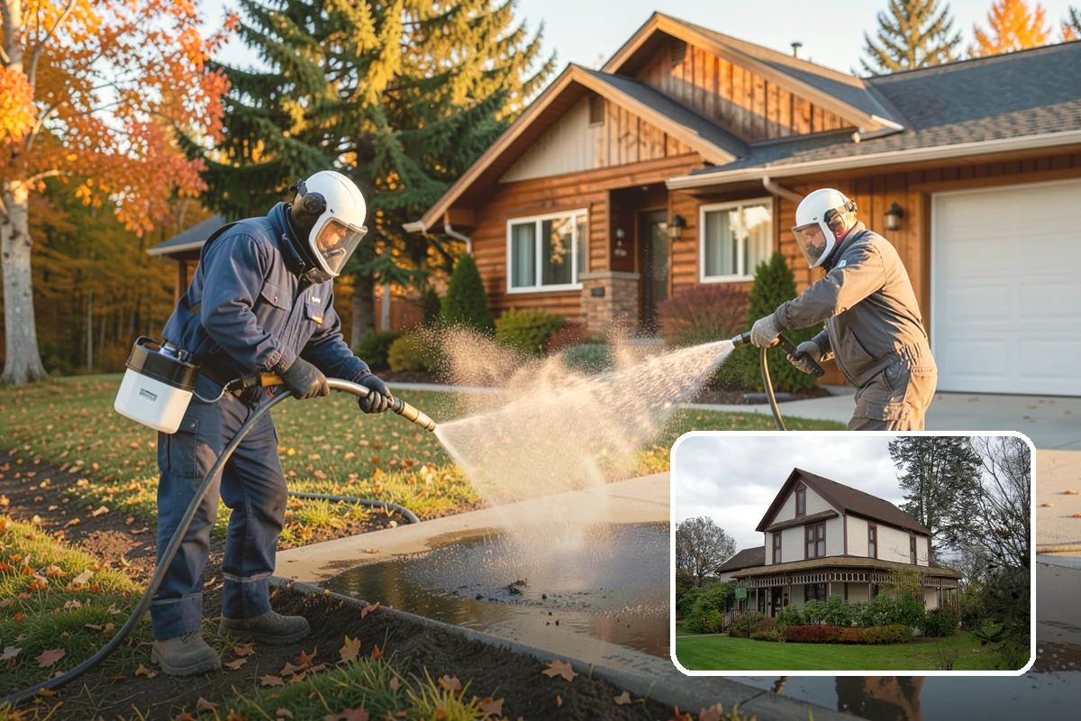 Hotel Exterior Cleaning in Sumner, Pierce County, WA - Delivers a polished first impression at the entrance and porte-cochere