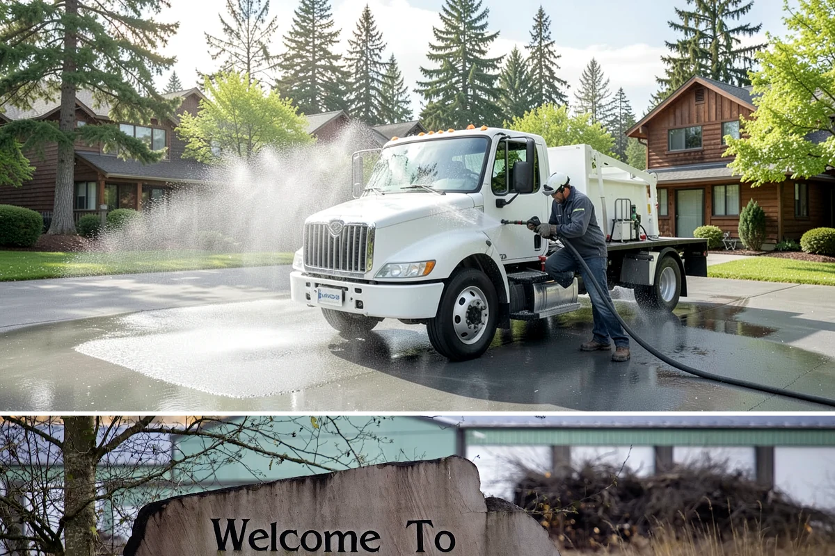 House Algae Removal in Buckley, Pierce County, WA - Late spring through early fall gives the dry conditions the treatment needs to work before rain feeds new algae.