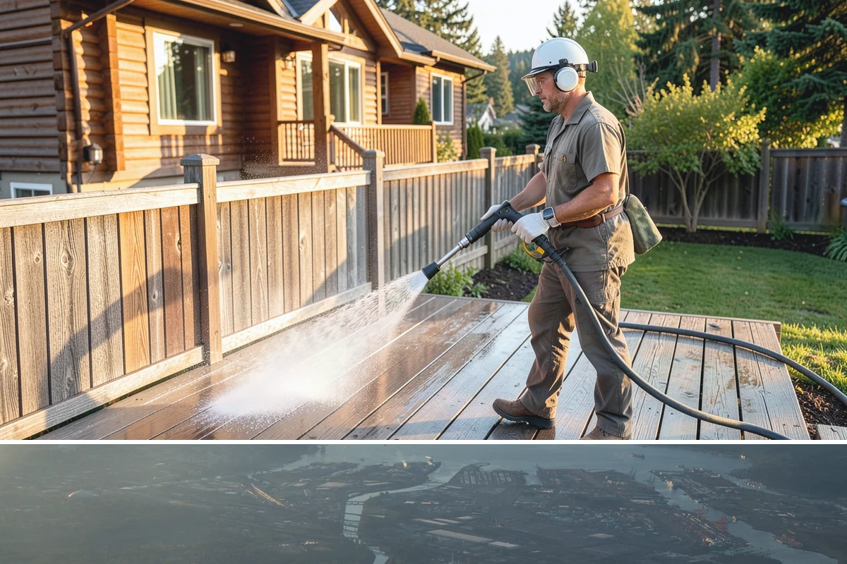 House Algae Removal in Fife, Pierce County, WA - Late spring through early fall gives the dry conditions the treatment needs to work before rain feeds new algae.
