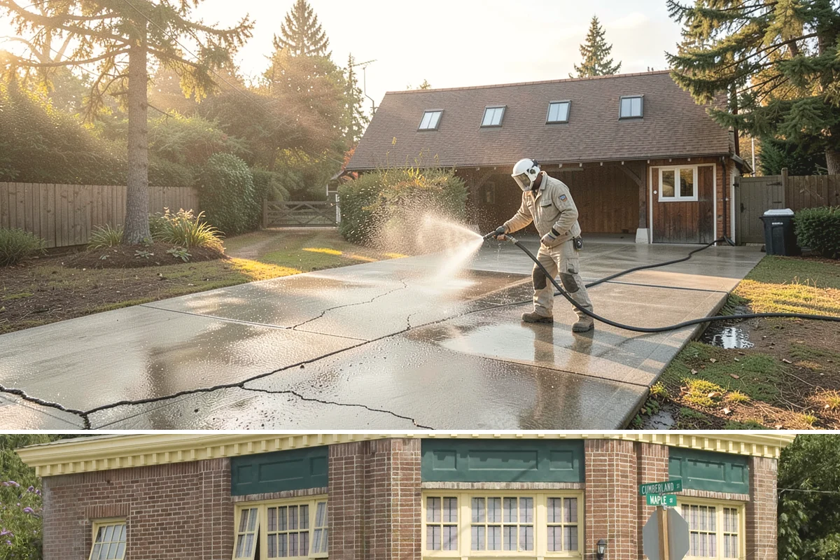 House Algae Removal in Hamilton, Skagit County, WA - Late spring through early fall gives the dry conditions the treatment needs to work before rain feeds new algae.