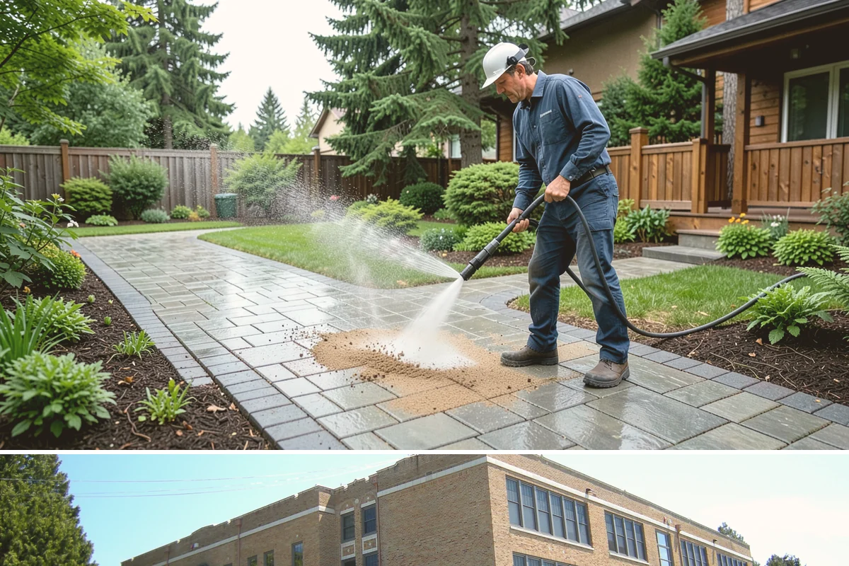 House Algae Removal in Maple Valley, King County, WA - Late spring through early fall gives the dry conditions the treatment needs to work before rain feeds new algae.