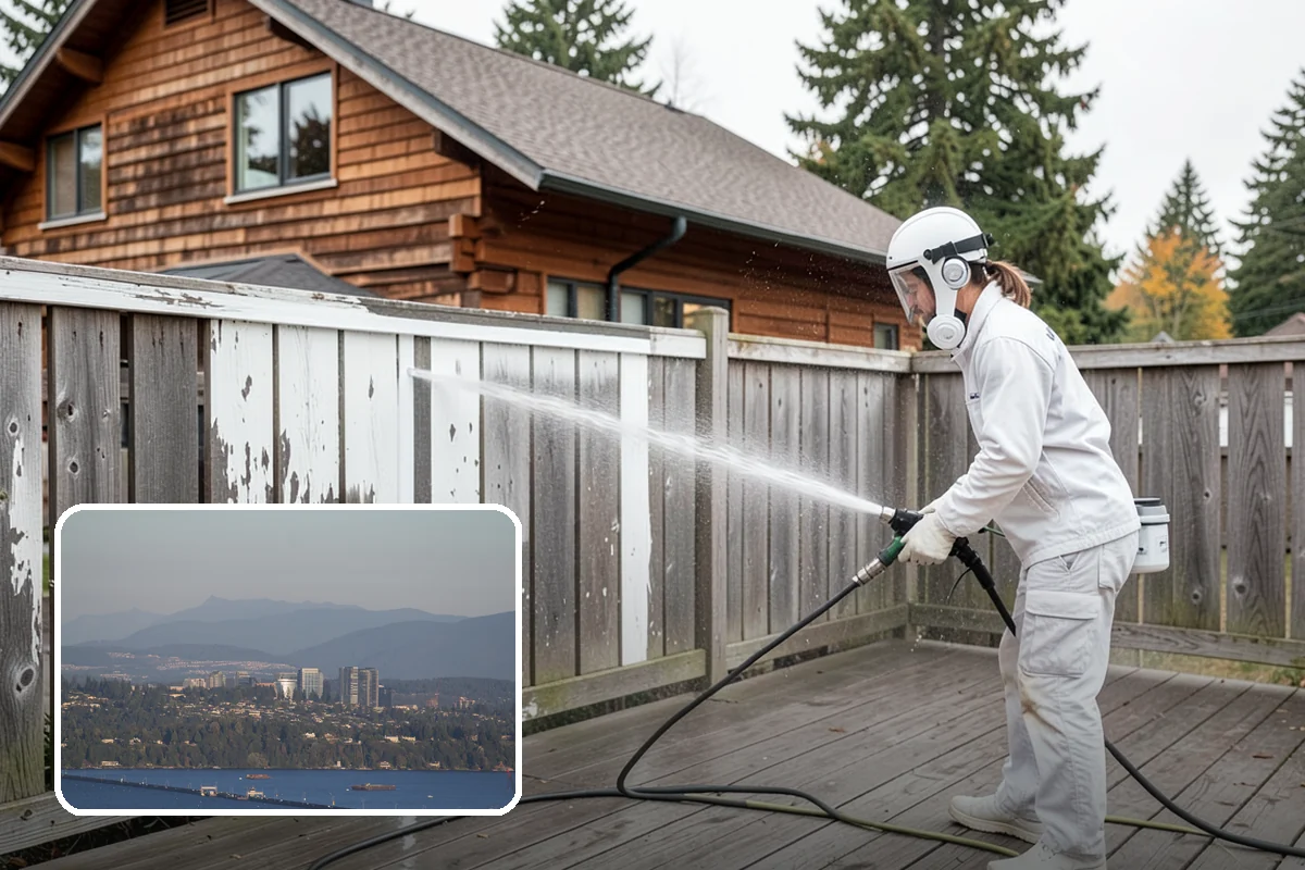 House Algae Removal in Medina, King County, WA - Dissolves the green algae film completely