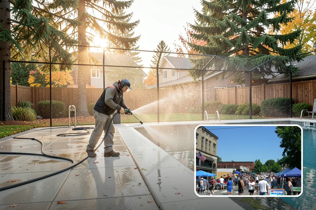 House Algae Removal in Snohomish, Snohomish County, WA - Dissolves the green algae film completely