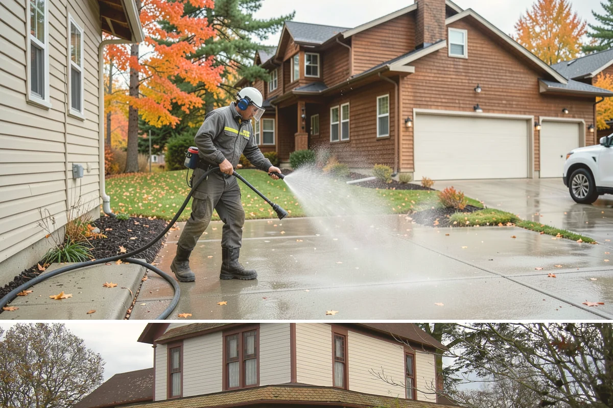 House Algae Removal in Sumner, Pierce County, WA - Late spring through early fall gives the dry conditions the treatment needs to work before rain feeds new algae.