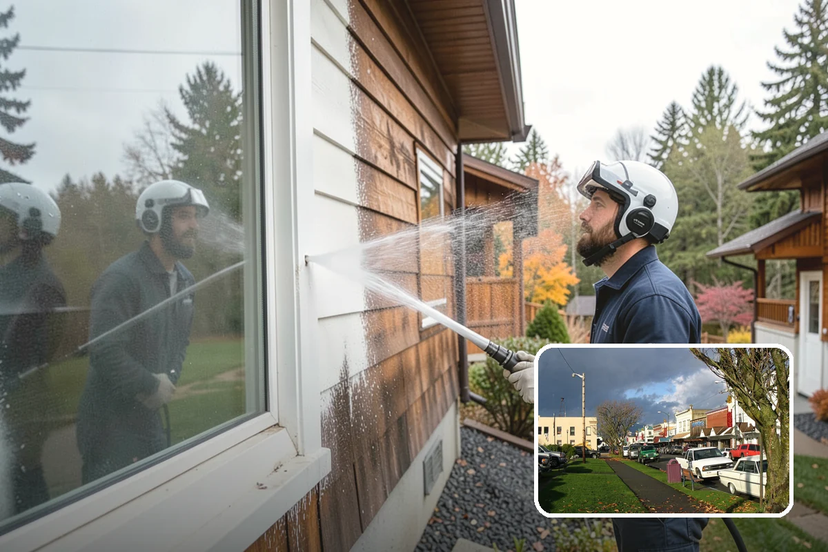 House Mildew Removal in Arlington, Snohomish County, WA - Kills mildew at the source, not just the surface