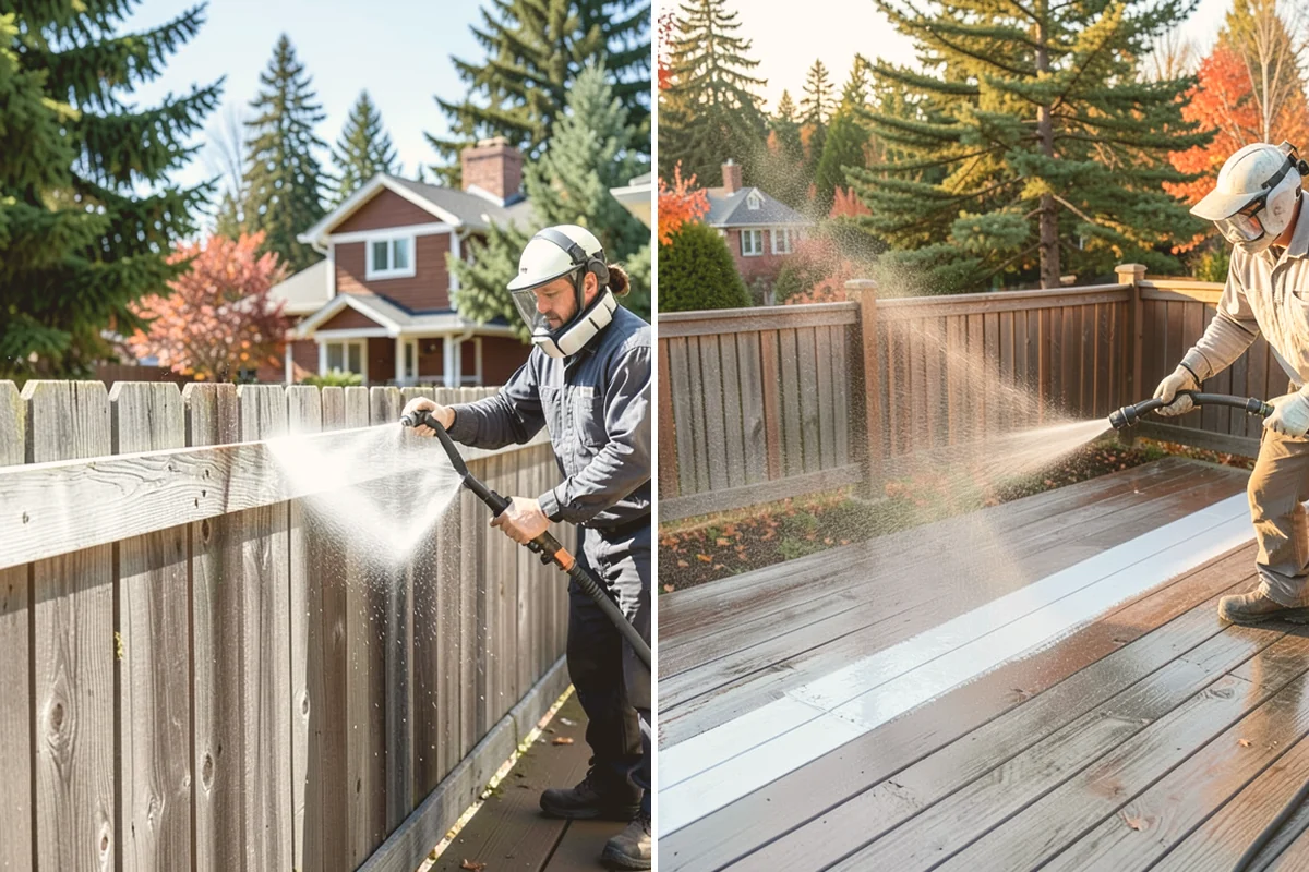 House Mildew Removal in Bothell, King County, WA - Locate the heaviest mildew on shaded elevations