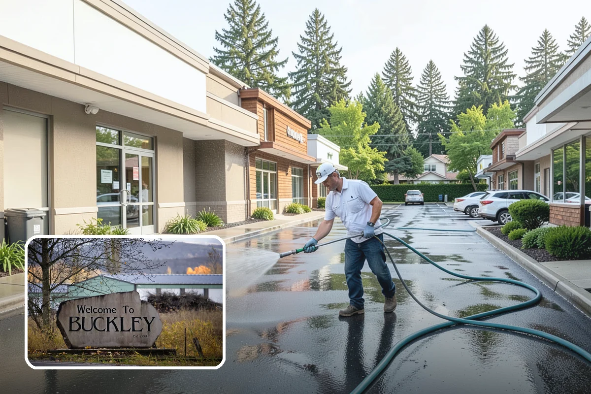 House Mildew Removal in Buckley, Pierce County, WA - Kills mildew at the source, not just the surface