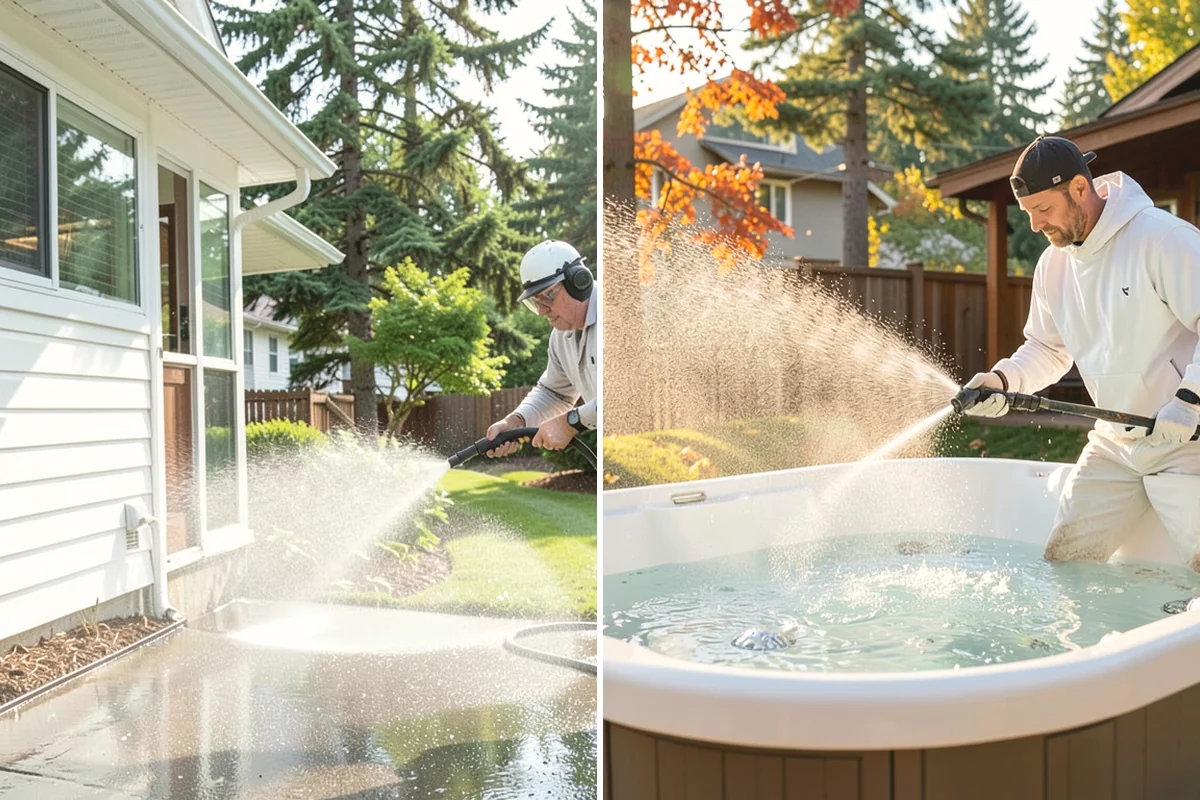 House Mildew Removal in Carbonado, Pierce County, WA - Locate the heaviest mildew on shaded elevations