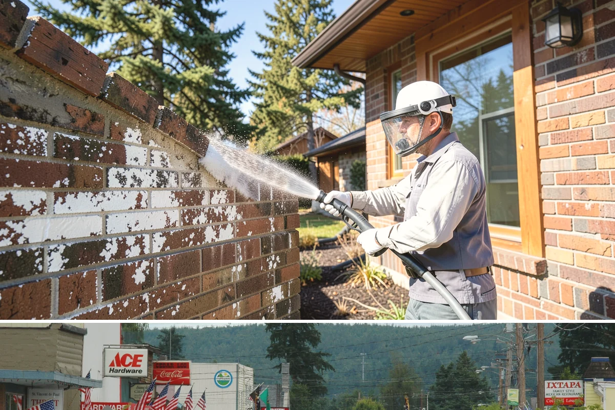 House Mildew Removal in Carnation, King County, WA - Treat during dry summer days so the solution can dwell and dry before renewed moisture feeds regrowth.