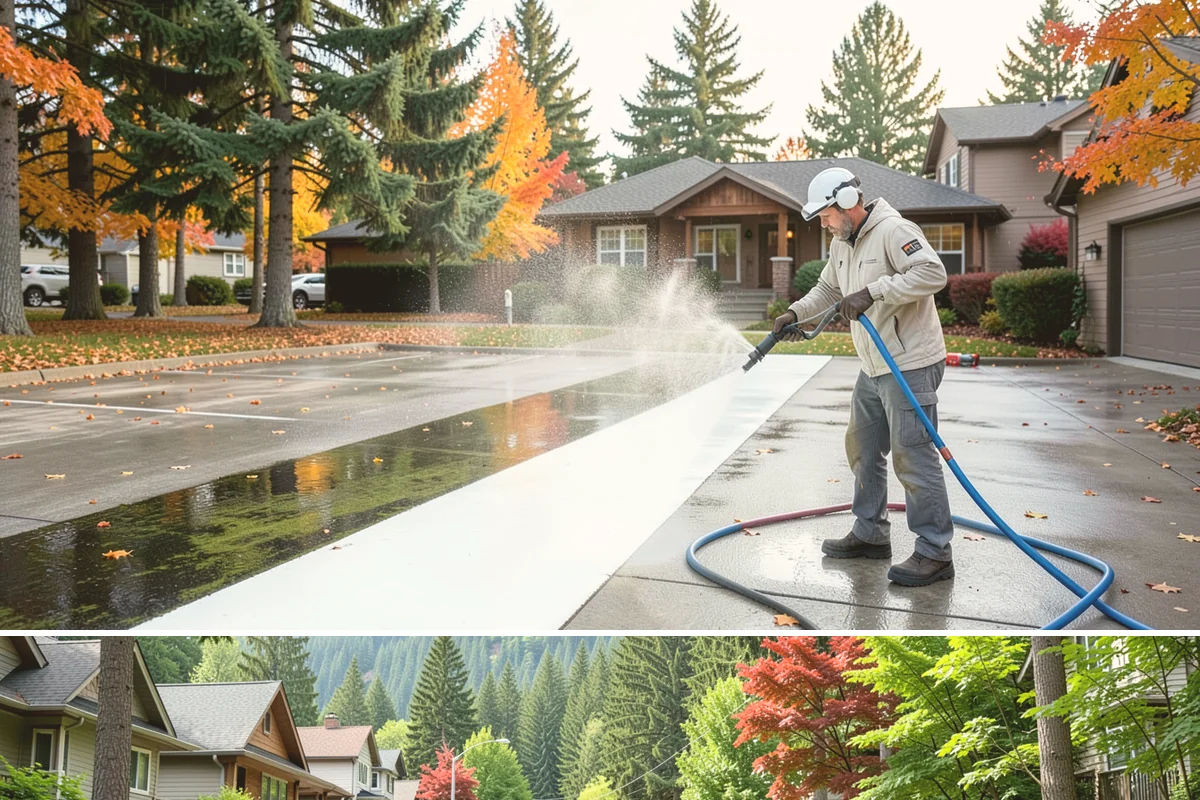 House Mildew Removal in Darrington, Snohomish County, WA - Treat during dry summer days so the solution can dwell and dry before renewed moisture feeds regrowth.