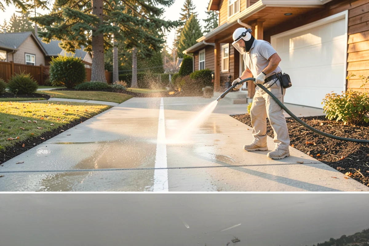 House Mildew Removal in Des Moines, King County, WA - Treat during dry summer days so the solution can dwell and dry before renewed moisture feeds regrowth.