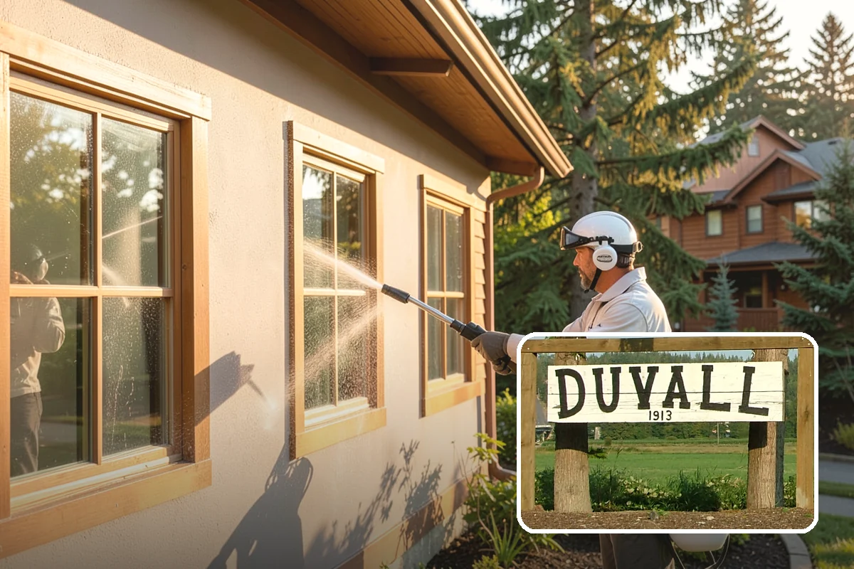 House Mildew Removal in Duvall, King County, WA - Kills mildew at the source, not just the surface