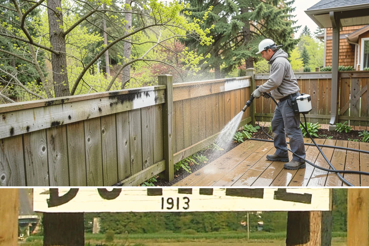 House Mildew Removal in Duvall, King County, WA - Treat during dry summer days so the solution can dwell and dry before renewed moisture feeds regrowth.