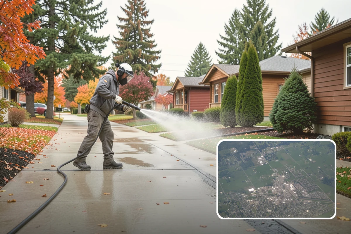 House Mildew Removal in Enumclaw, King County, WA - Kills mildew at the source, not just the surface