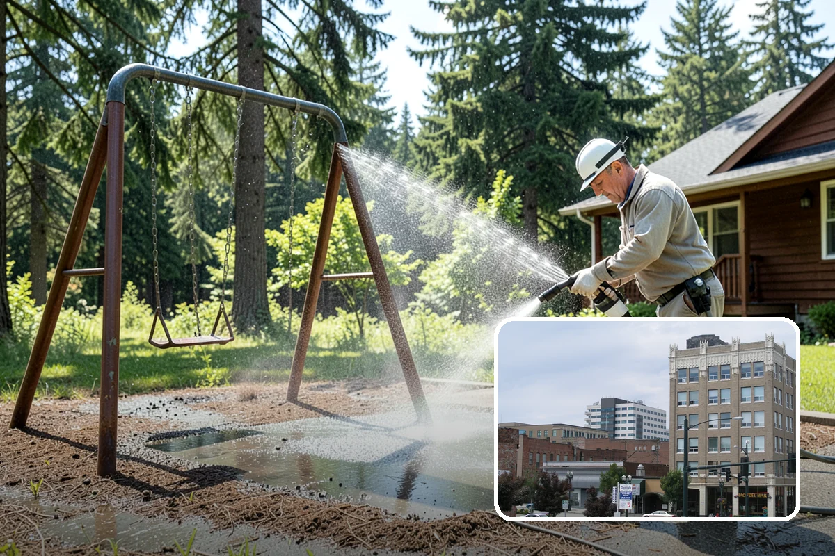 House Mildew Removal in Everett, Snohomish County, WA - Kills mildew at the source, not just the surface