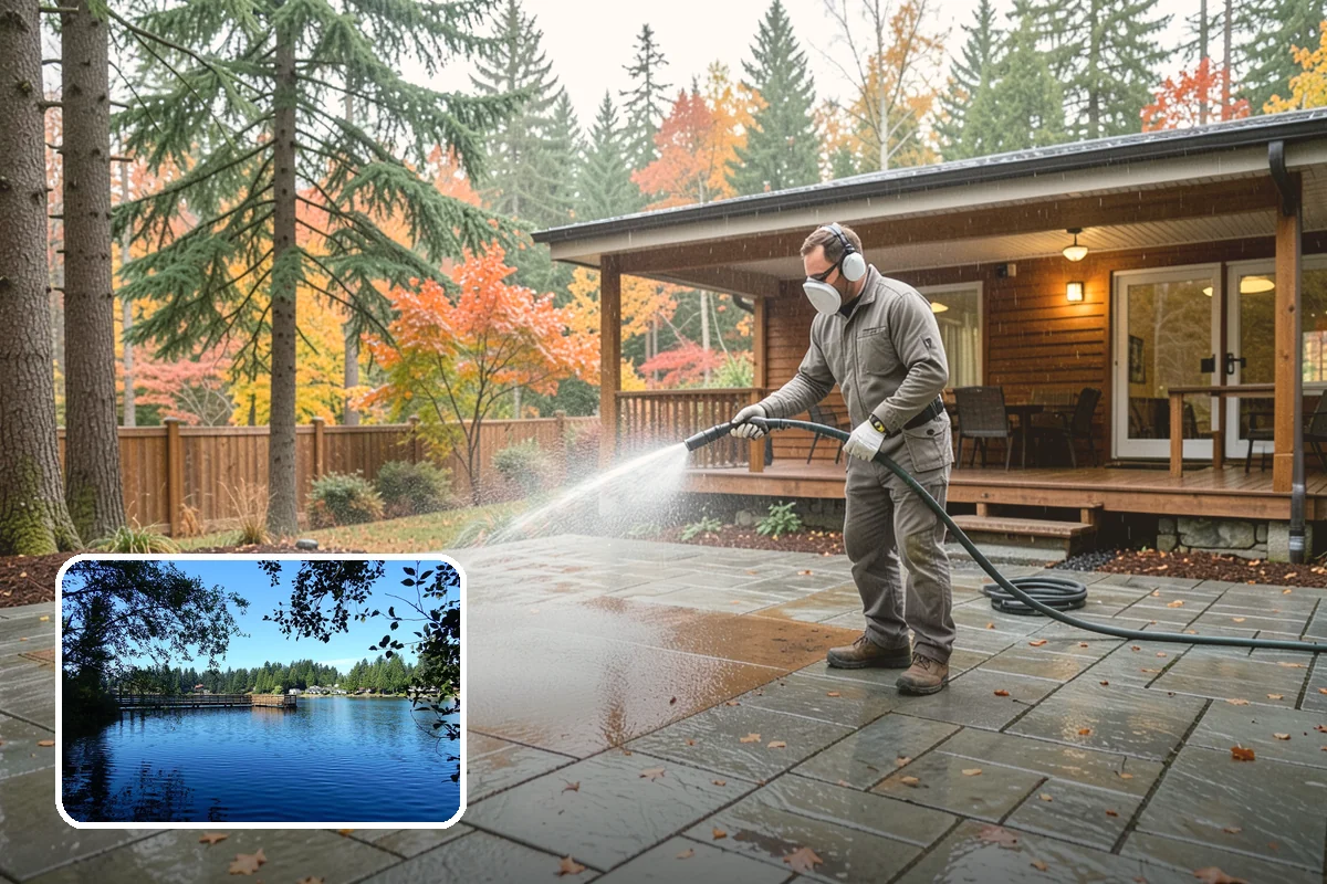House Mildew Removal in Federal Way, King County, WA - Kills mildew at the source, not just the surface