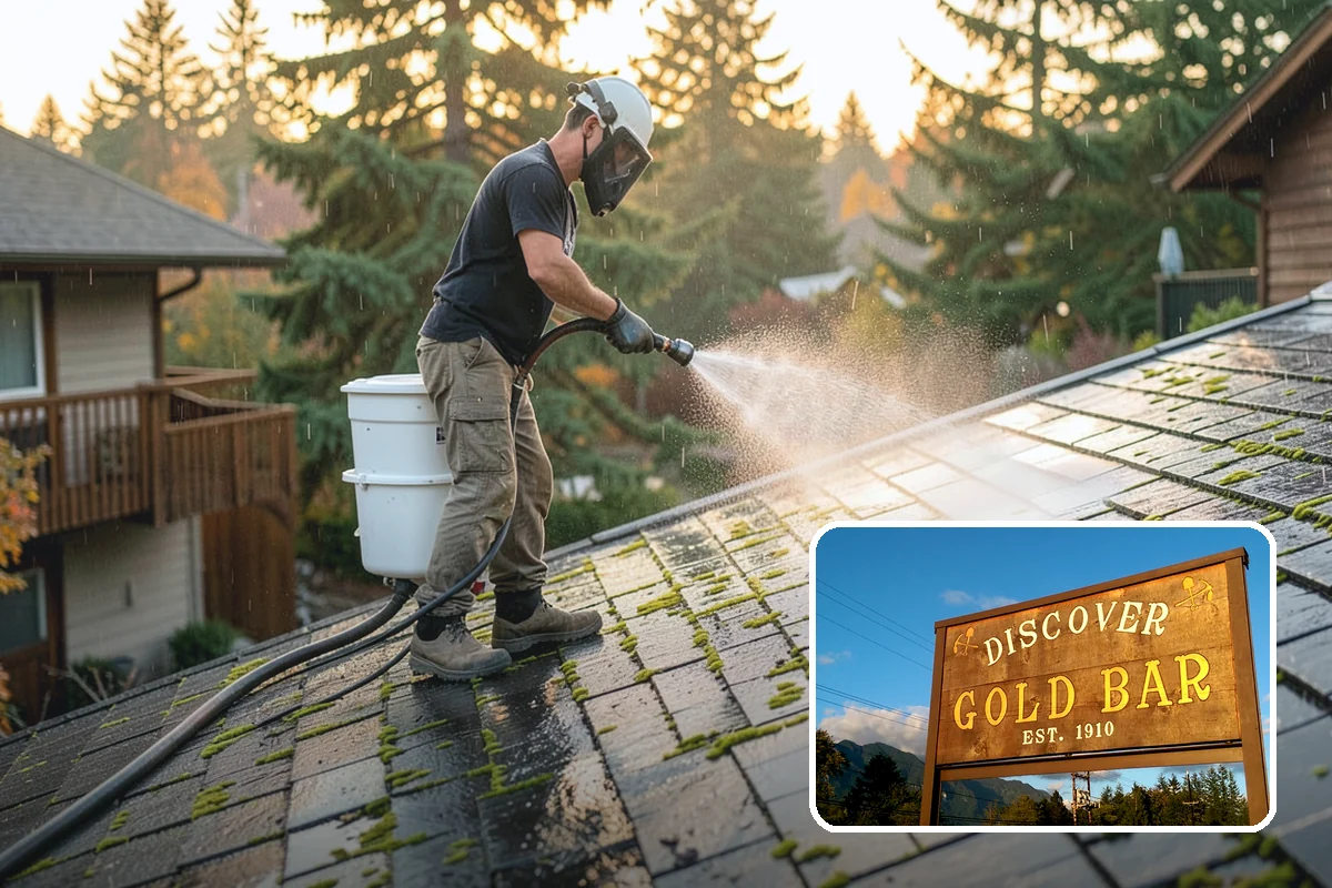 House Mildew Removal in Gold Bar, Snohomish County, WA - Kills mildew at the source, not just the surface
