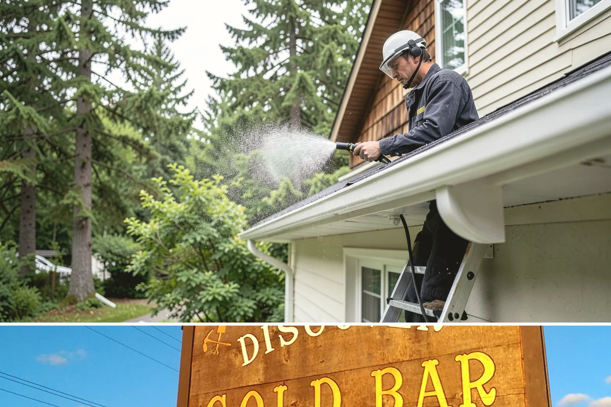 House Mildew Removal in Gold Bar, Snohomish County, WA - Treat during dry summer days so the solution can dwell and dry before renewed moisture feeds regrowth.