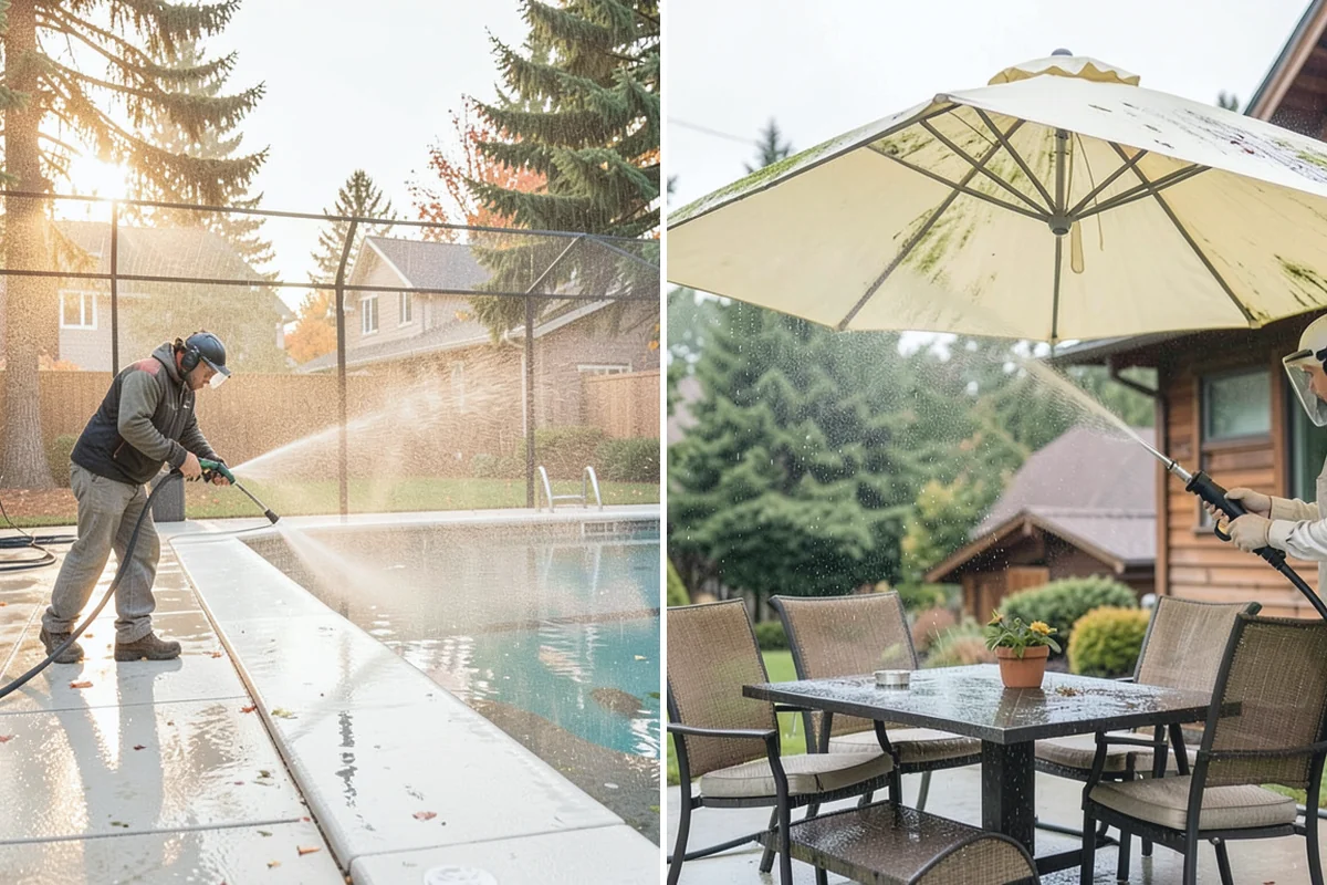House Mildew Removal in Hamilton, Skagit County, WA - Locate the heaviest mildew on shaded elevations