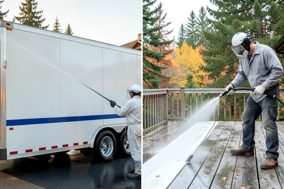 House Mildew Removal in Hunts Point, King County, WA - Locate the heaviest mildew on shaded elevations