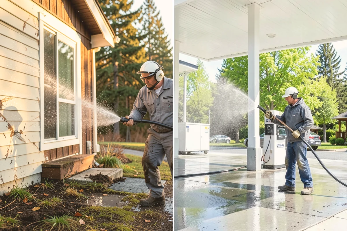 House Mildew Removal in Index, Snohomish County, WA - Locate the heaviest mildew on shaded elevations