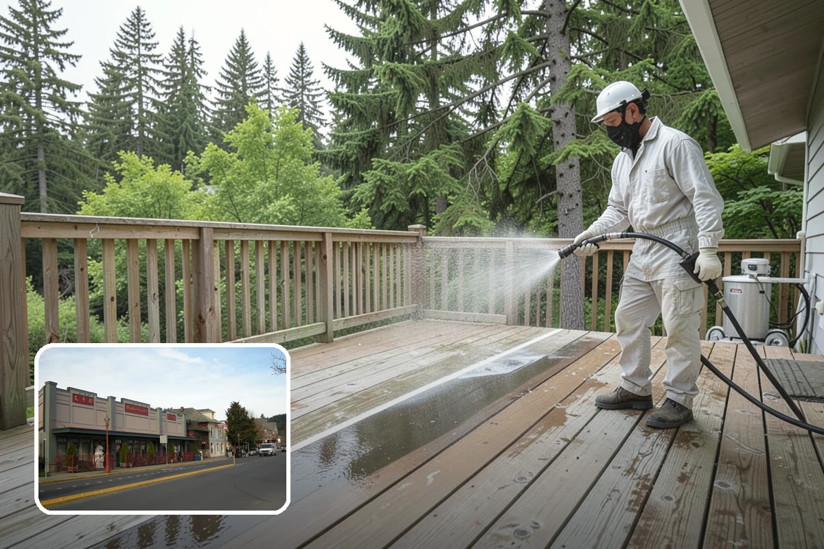 House Mildew Removal in Issaquah, King County, WA - Kills mildew at the source, not just the surface