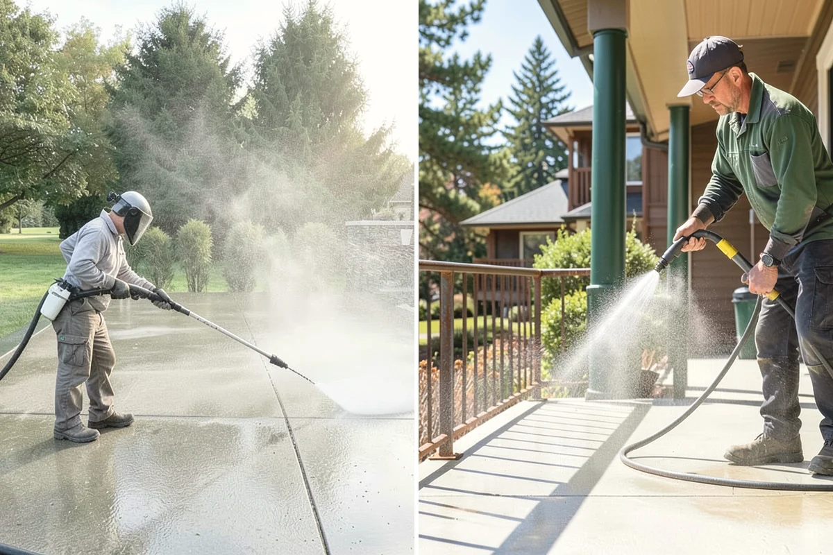 House Mildew Removal in Issaquah, King County, WA - Locate the heaviest mildew on shaded elevations