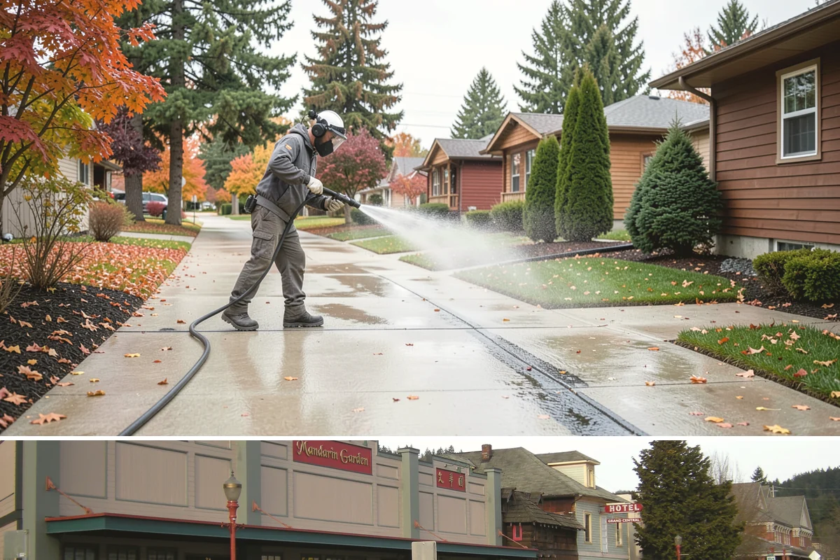 House Mildew Removal in Issaquah, King County, WA - Treat during dry summer days so the solution can dwell and dry before renewed moisture feeds regrowth.