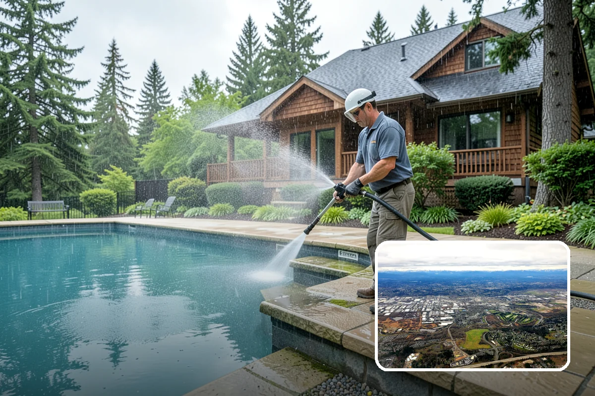 House Mildew Removal in Kent, King County, WA - Kills mildew at the source, not just the surface