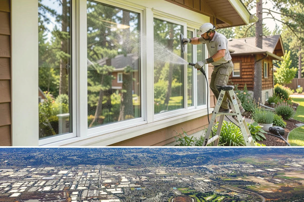 House Mildew Removal in Kent, King County, WA - Treat during dry summer days so the solution can dwell and dry before renewed moisture feeds regrowth.